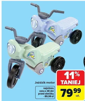 Jeździk motor promocja w Carrefour