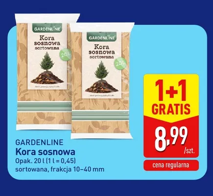 Kora sosnowa Gardenline promocja w Aldi