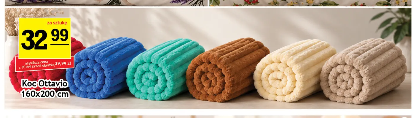 Koc Ottavio 160x200 cm promocja w Gram Market