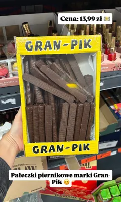 Pałeczki piernikowe Gran-Pik promocja w Biedronka