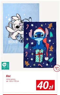 Koc 130x170 cm Disney promocja w KiK