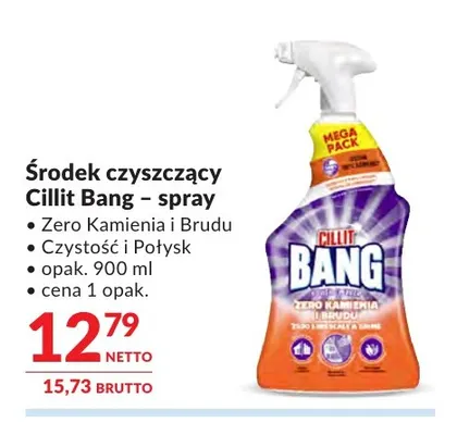 Środek czyszczący spray Czystość i Połysk Cillit Bang promocja w Makro
