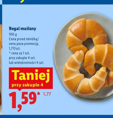 Rogal maślany Piekarnia Lidla promocja w Lidl
