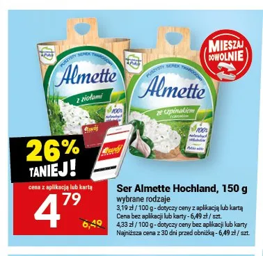 Ser Almette z ziołami promocja w Twój Market