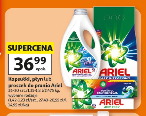 Płyn do prania Ariel promocja w Auchan