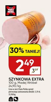 Szynkowa extra promocja w Chata Polska