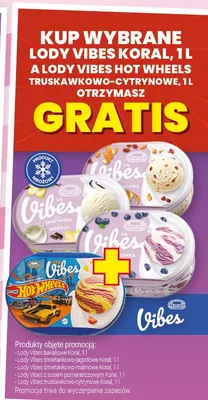 Lody Vibes Koral promocja w Twój Market