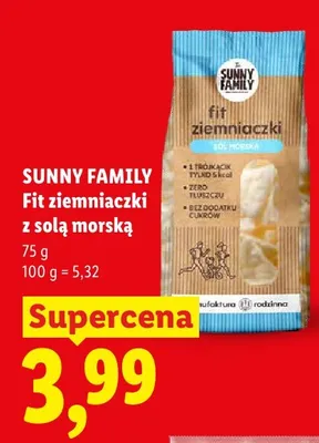 Fit ziemniaczki z solą morską Sunny Family promocja w Lidl