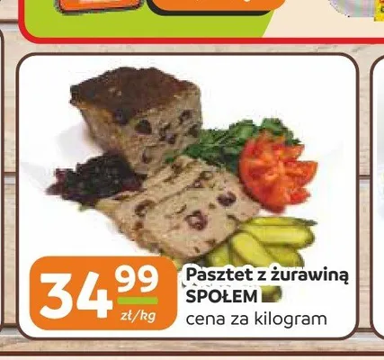 Pasztet z żurawiną Społem promocja w Społem Częstochowa
