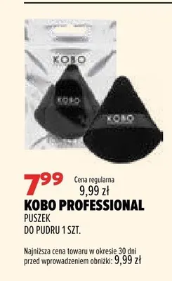 Puszek do pudru Kobo Professional promocja w Drogerie Natura