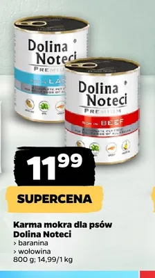 Karma mokra dla psów Dolina Noteci baranina promocja w Netto