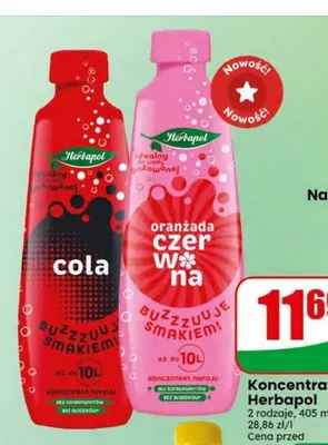 Koncentrat napoju Herbapol cola promocja w Dino