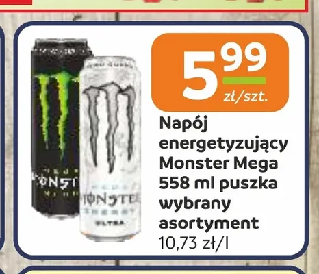 Napój energetyzujący Monster Mega promocja w Gama