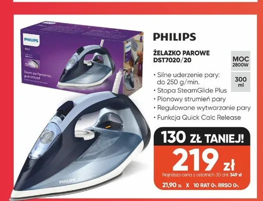 Żelazko parowe PHILIPS DST7020/20 promocja w Max Elektro