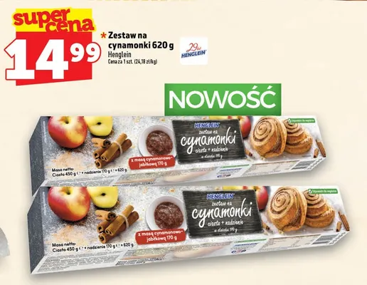 Zestaw na cynamonki Henglein promocja w TOPAZ