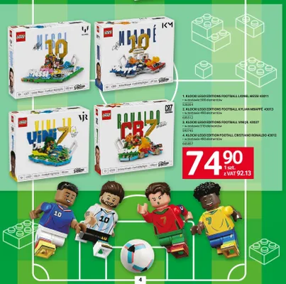 Klocki LEGO Editions Football promocja w Selgros