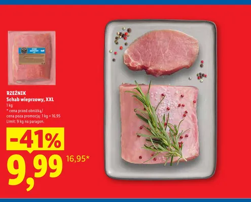Schab wieprzowy XXL Rzeźnik promocja w Lidl