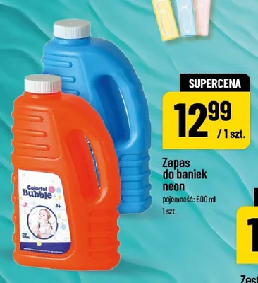 Zapas do baniek neon Colorful Bubble promocja w POLOmarket