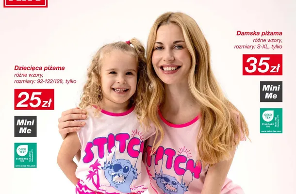 Piżama dziecięca różne wzory promocja w KiK