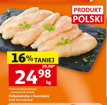 Polędwiczka z kurczaka promocja w Auchan