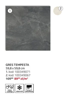 Gres Tempesta 59,8x59,8 cm Senti promocja w Komfort