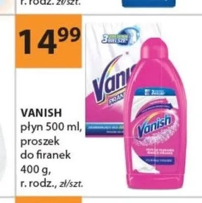 Płyn do firanek Vanish promocja w Drogerie Laboo