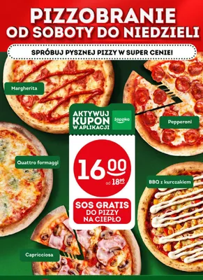 Pizza Quattro formaggi promocja w Żabka