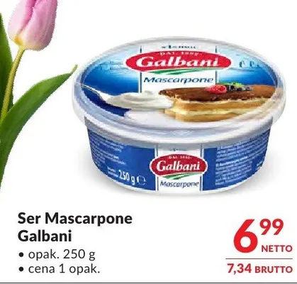 Ser Mascarpone Galbani promocja w Makro