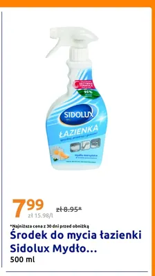 Środek do mycia łazienki Sidolux Mydło marsylskie promocja w Action