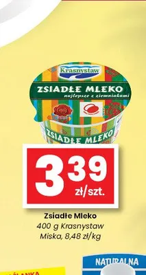 Zsiadłe Mleko Krasnystaw promocja w emma MARKET