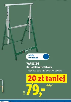 Koziołek warsztatowy Parkside promocja w Lidl