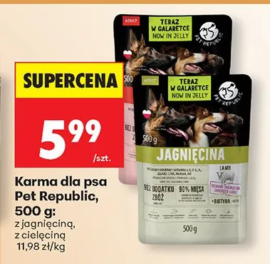 Karma dla psa z jagnięciną promocja w Biedronka