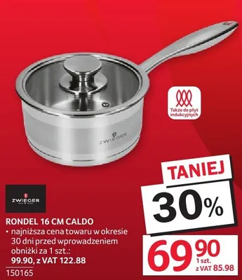 Rondel 16 cm Caldo Zwieger promocja w Selgros