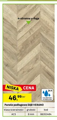 Panele podłogowe Dąb Verano Swiss Krono promocja w Leroy Merlin