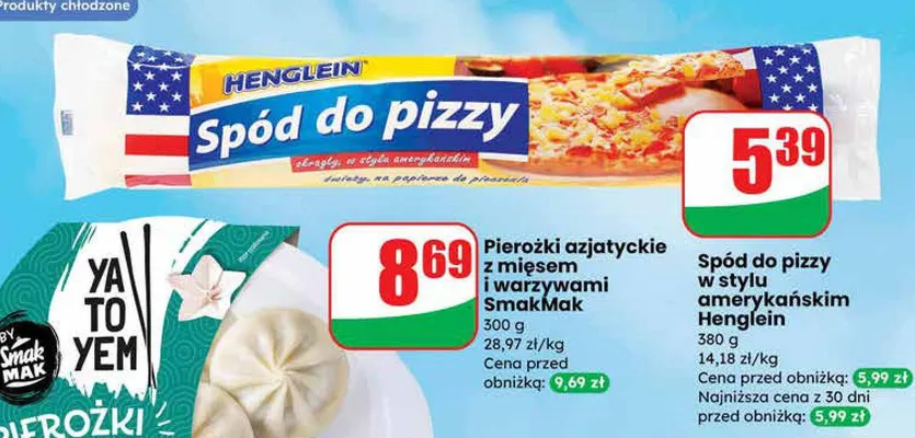 Pierożki azjatyckie z mięsem i warzywami promocja w Dino