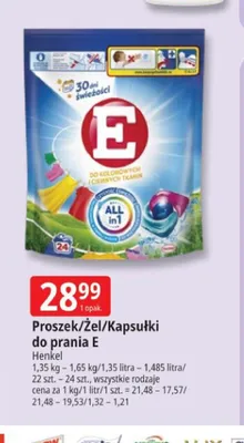 Proszek do prania E promocja w Leclerc