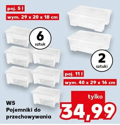 Pojemnik do przechowywania 40 l promocja w Kaufland