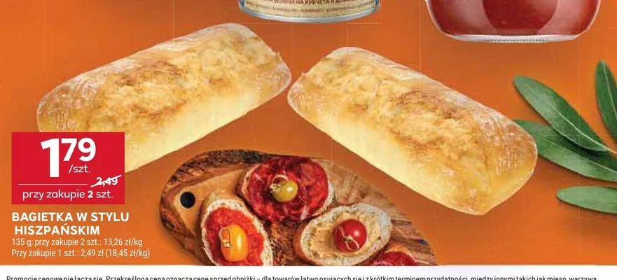 Bagietka w stylu hiszpańskim promocja w Stokrotka