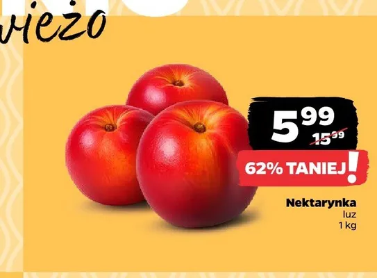 Nektarynka luz promocja w Netto