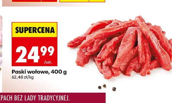 Paski wołowe promocja w Biedronka