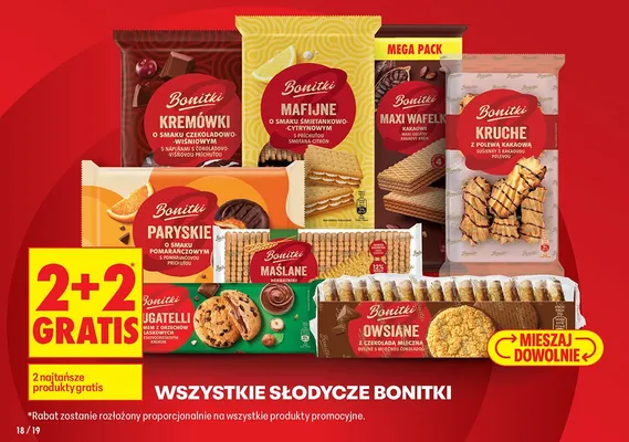 Kremówki o smaku czekoladowo-wiśniowym promocja w Biedronka