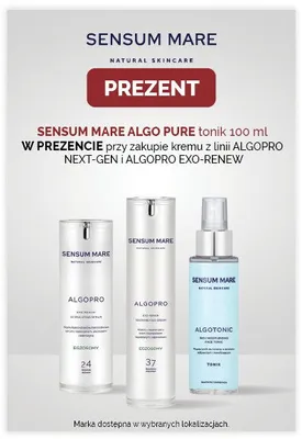 Tonik do twarzy Sensum Mare Algotonic promocja w Super-Pharm