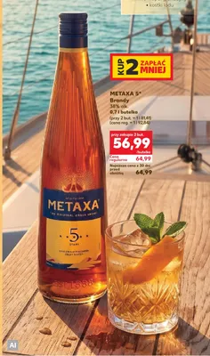 Brandy Metaxa 5* promocja w Kaufland