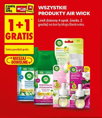 Produkty Air Wick promocja w Biedronka