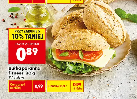 Bułka poranna promocja w Biedronka