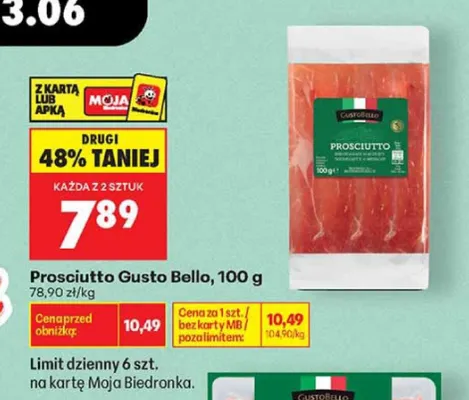 Prosciutto Gusto Bello promocja w Biedronka