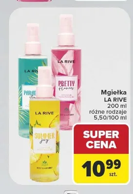 Mgiełka do ciała La Rive Summer Joy promocja w Carrefour