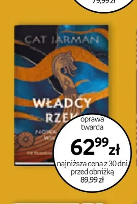 Książka Władcy rzek Cat Jarman promocja w Empik