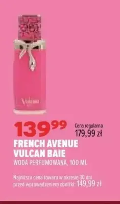 Woda perfumowana Vulcan Baie French Avenue promocja w Drogerie Natura