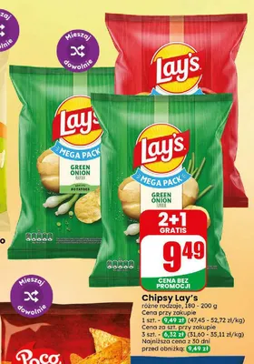 Chipsy Lay's promocja w Dino